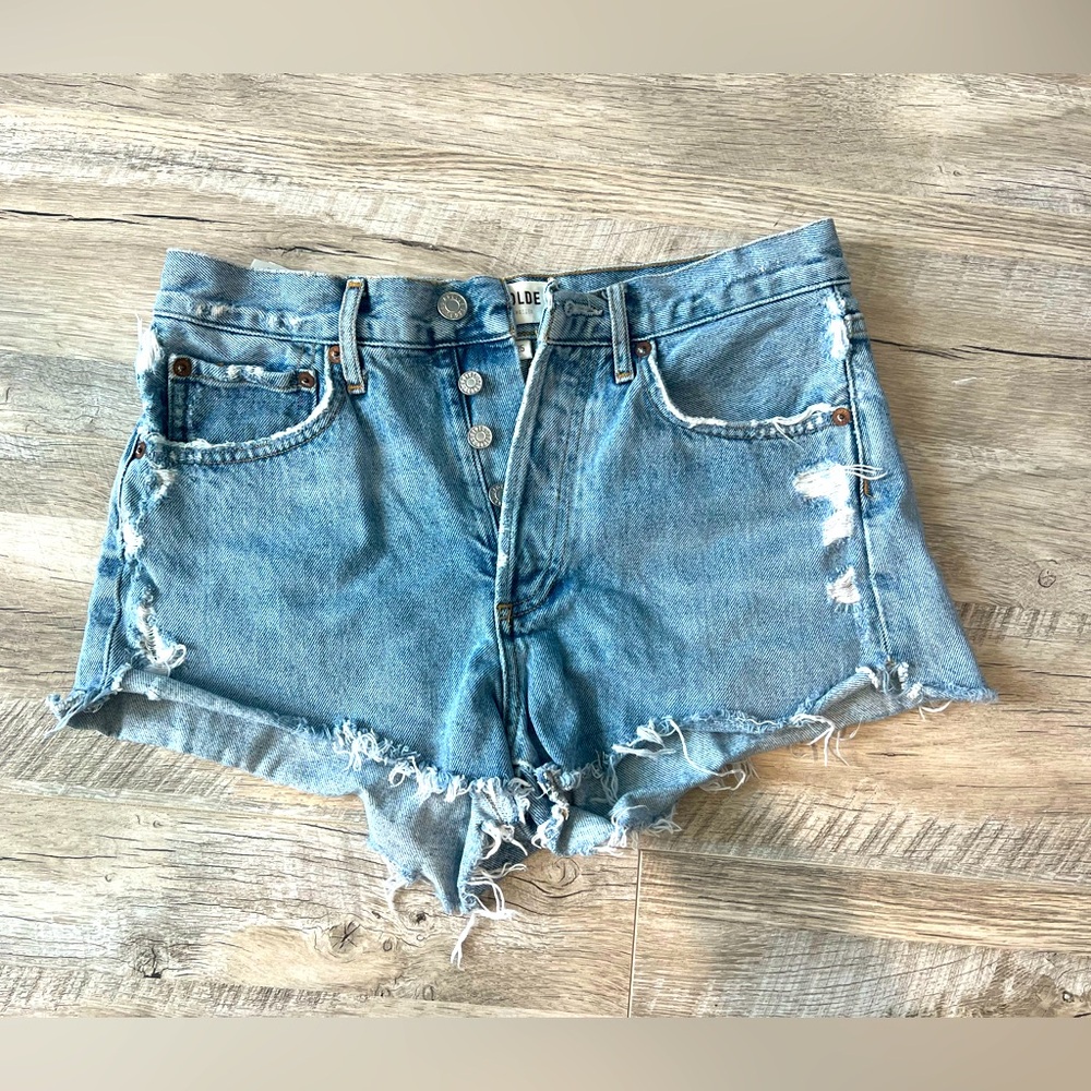 AGOLDE Parker Cutoff Shorts Size 25